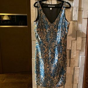 Silk cocktail dress Burlapp size S